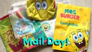 SpongeBob x Mos Burger Japan Lucky Bag (2024) Mail Day & Review!