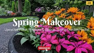 Spring Makeover: Upcycled Pallet Furniture, Space-Saving Garden Hacks!