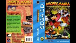 Mickey Mania The Timeless Adventures of Mickey Mouse SEGA CD Wracks Plays FULL GAME