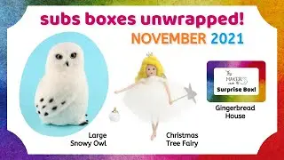November 2021 Unboxing | Needle Felting Subscription Boxes | The Makerss
