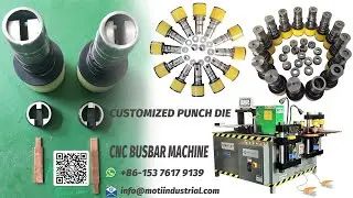 PUNCH DIES FOR CNC BUSBAR PROCESSING MACHINE BUSBAR PUNCHING MACHINE ESPECIALLY FOR VIETNAM