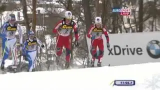 Biegi narciarskie - 12.03.11 - Bieg łączony 2x5 km kobiet - komentarz angielski - part 2