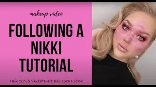 Nikki Tutorials Follow Along: Pink Cloud Makeup How To FAIL???