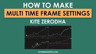 How to make Multi Time Frame Settings in Kite Zerodha?  Detailed Explanation | In English