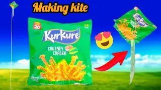 Amazing Kite from Kurkure Shopper 🪁 | Best Reuse DIY Craft