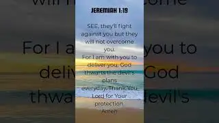 JEREMIAH 1:19 #prayers, #amen, #bibleverse, #christianprayer, #jesuslovesyou, #pray, #faith