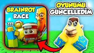 BRAINROT OYUNUMA BÜYÜK YENİLİK! - Brainrot Marble Race