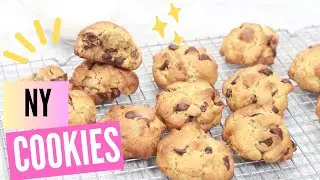 COMO HACER GALLETAS CHISPA DE CHOCOLATE🍪/NY COOKIES 🍪