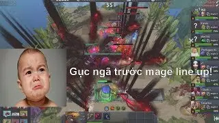 Dota Auto Chess (Dota Nh&acirc;n Phẩm). Khi Troll + Warrior + Warlord + Naga gục ng&atilde; trước Mage.