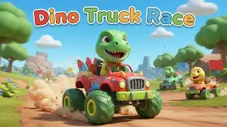Dino Truck Race | Fun Dinosaur & Racing Adventure for Toddlers
