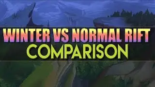 WINTER RIFT VS SUMMONER'S RIFT COMPARISON - League of Legends