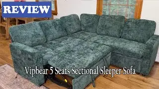 Vipbear 5 Seater L Shaped Modular Sofa Bed Review - Watch this before you buy this sectional