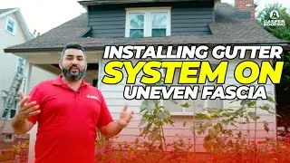 Installing Gutter System on Uneven Fascia | GASPER ROOFING