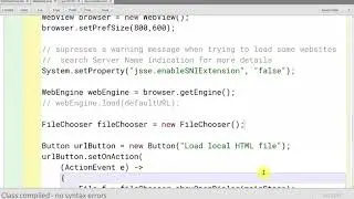 WebView in JavaFX