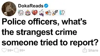 [FULL STORY] Police officers, what's the strangest crime someone tried to report?