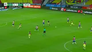 Gol de C. Calder&oacute;n | Am&eacute;rica 0 - 1 Chivas | Liga MX - Guardianes 2020 Apertura  | LIGA BBVA MX