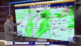 Wet, warmer weather moves into the PNW