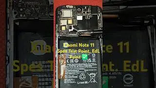 Xiaomi Note 11  Spes Test Point. EdL Point ✅️ #note11mi #minote11s