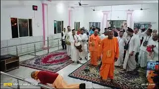 HH Haladhar Swami Maharaja Arrival at ISKCON BHOPAL BYC