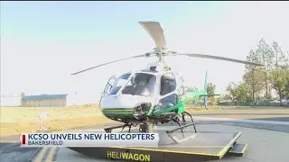 Kern County Sheriff's Office unveils new helicopters