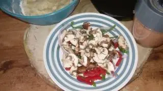 Personal Pan Pizza ( Rye Crust ) homemade
