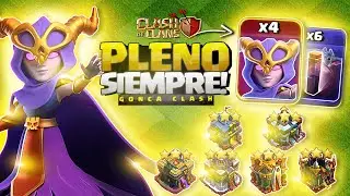 🔥 Este EJÉRCITO de SPAM de SUPERBRUJAS y MURCIÉLAGOS DESTROZA en TODOS los NIVELES (TH12 al TH17)
