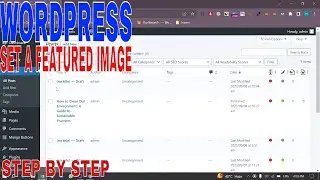 ✅  How To Set A Featured Image For Your WordPress Post 🔴