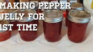 How I Made pepper jelly for first time