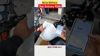 Borzo Delivery 15Kg Parcel 7km delivery ₹200 🤑 Borzo Delivery job #borzo #shorts