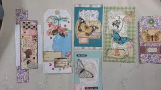 Scrap It To Me Baby! | Bin #1& #2 Part 6 | Large Scraps |Time Card Tag-Journal Card Pocket & More!