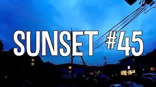 【Sunset #45】GoPro 4K Time-lapse photography【Kyoto, Japan】