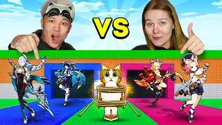 МАША vs ЕРОКС ! 🤯 Битва за редчайший брейнрот в Genshin Impact?! Геншин Импакт Ерокс и Маша!