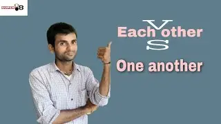 Each other vs one another ( english grammar lesson)
