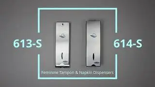 613-S & 614-S Feminine Napkin and Tampon Dispensers