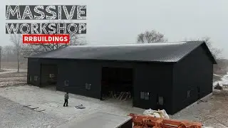 Building a Massive Work Shop: Ep. 14 Exterior FINISHED