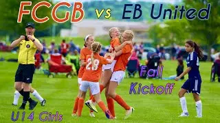 U14 Girls Soccer FCGB Fall Kick Off FCGB vs EB United at Fond Du Lac Soccer Complex in Fond Du Lac