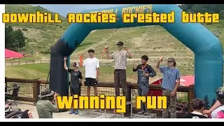 Downhill rockies winning run crested butte 2025