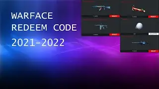 Warface Redeem code 2021-2022