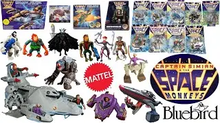 Every Captain Simian and the Space Monkeys Mattel/Bluebird Comparison List