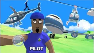 Dude Theft Wars - Pilot Dude & What happened With Police Helicopter? | Day 21 | Android Gameplay HD