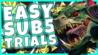 Dauntless Drask trials - EASIEST sub 5 build and guide