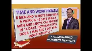Trick 477 - Easiest Way to Understand TIME AND WORK Problem