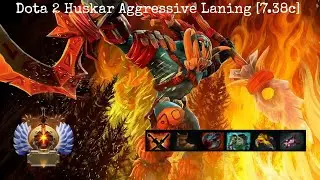 Dota 2 Huskar Agressive Midlane vs ES 7.38c