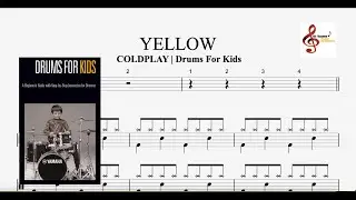 YELLOW - Coldplay | Drums For Kids