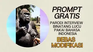 PROMPT GRATIS PARODI INTERVIEW LUCU - FREE TO USE