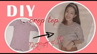 DIY CROP TOP | THRIFT FLIP | PHILIPPINES