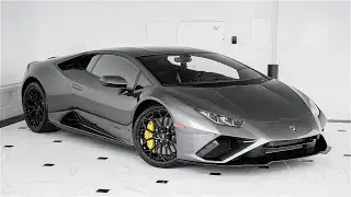 Grigio Lynx on Nero Ade 2023 Lamborghini Huracan EVO