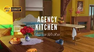 June's Journey Scene 1332 Vol 6 Ch 22 Agency Kitchen *Full Mastered Scene* HD 1080p