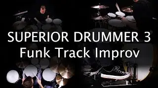 Luke Oswald | Funk Track Improv | Superior Drummer 3 - Core Library | Jobeky E-Drums