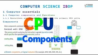 1.01 Компоненты ЦП (IBDP)